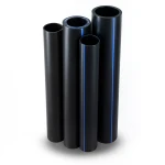 أنابيب HDPE PE 100 ضغط 10 بار قطر خارجي 630 مم سمك 37.4 مم لون أسود | نيبروبلاست