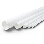 مواسير UPVC ضغط 11 بار مقاس 3 إنش سمك 3.43 مم لون أبيض