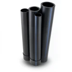 HDPE Pipes PE 100 Pressure 10 Bar Outside Diameter 200 mm Thickness 11.9 mm Black | NEPROPLAST