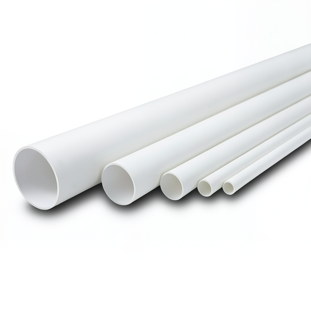مواسير UPVC ضغط 11 بار مقاس 4 إنش سمك 4.39 مم لون أبيض