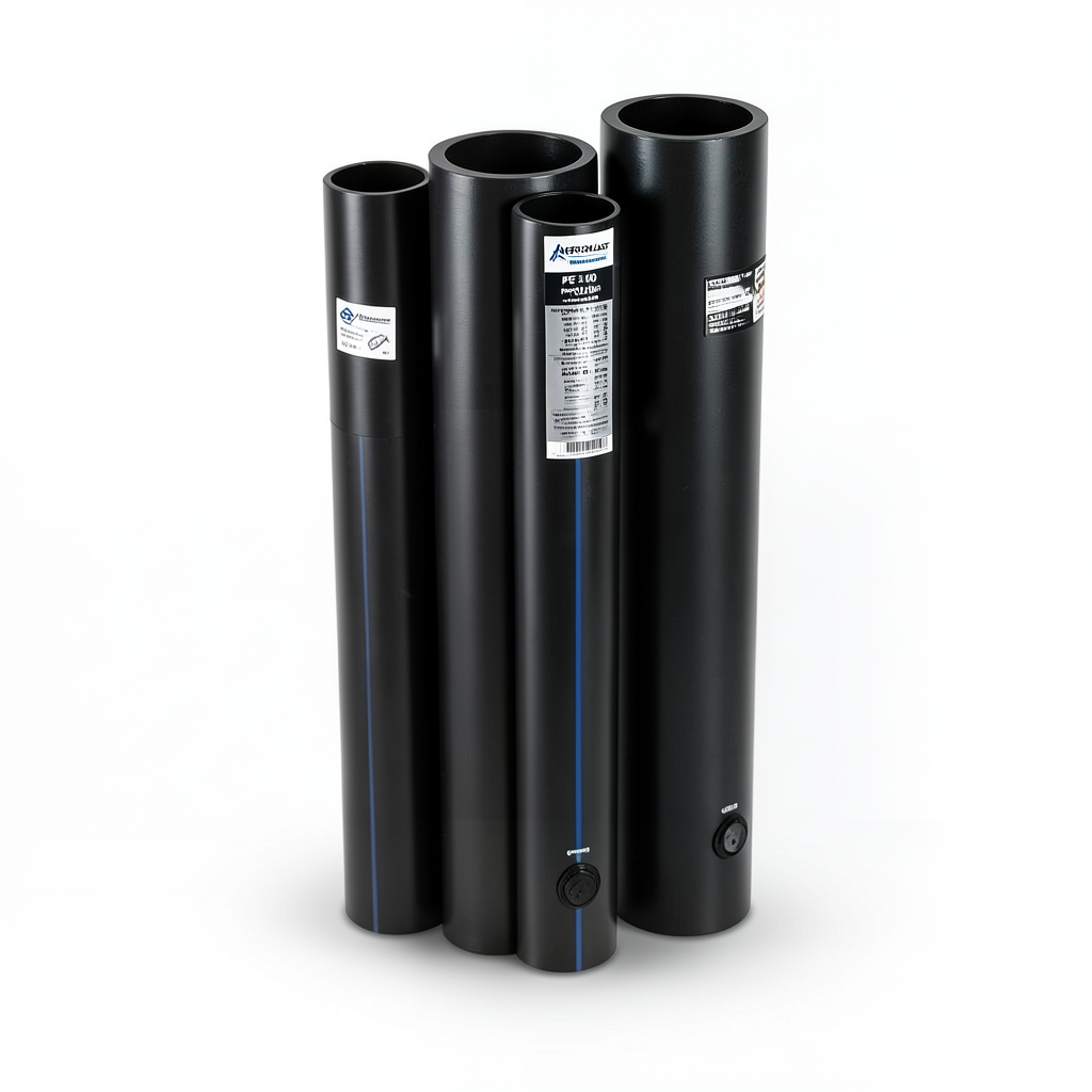 HDPE Pipes PE 100 Pressure 10 Bar Outside Diameter 250 mm Thickness 14.8 mm Black | NEPROPLAST
