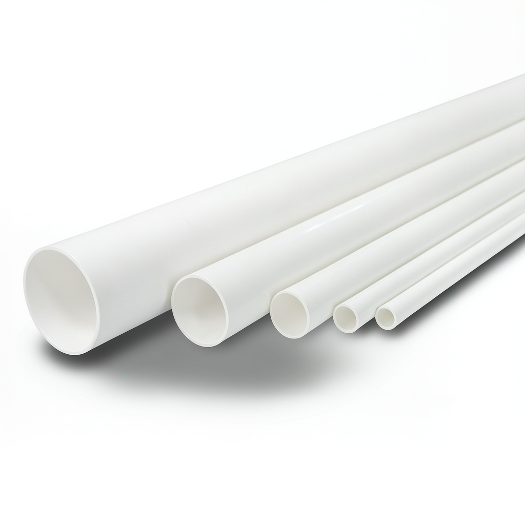UPVC Pipes National Kham Schedule 40 Size 4 Inch Thickness 6.02 mm White