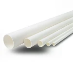 مواسير UPVC الوطني جدول 40 مقاس 5 إنش سمك 6.22 مم لون أبيض