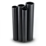 HDPE Pipes PE 80 Pressure 10 Bar OD 160 mm Thickness 11.8 mm Black