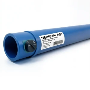 Neproplast HDPE Pipes PE 100 Pressure 10 Bar OD 225 mm Thickness 13.4 mm Blue | NEPROPLAST