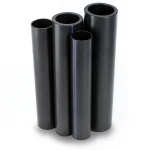 HDPE Pipes PE 100 Pressure 12.5 Bar Outside Diameter 160 mm Thickness 11.8 mm Black