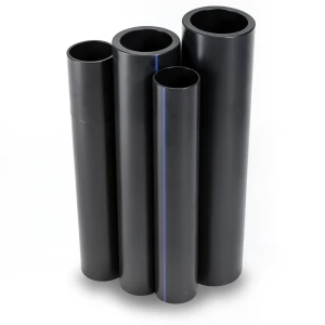 أنابيب HDPE PE 100 ضغط 12.5 بار قطر خارجي 160 مم سمك 11.8 مم أسود
