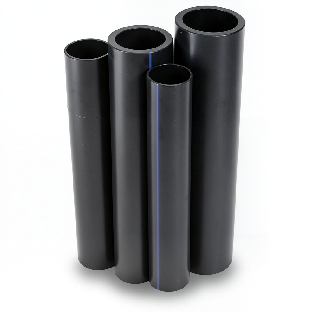 HDPE Pipes PE 100 Pressure 12.5 Bar Outside Diameter 160 mm Thickness 11.8 mm Black