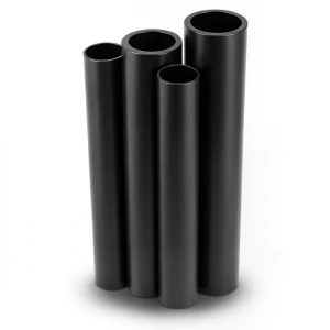 HDPE Pipes PE 80 Pressure 10 Bar 180 mm Diameter 13.3 mm Thickness Black