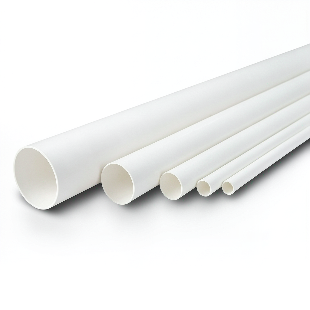 مواسير UPVC ضغط 6.9 بار مقاس 6 إنش سمك 4.11 مم لون أبيض
