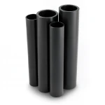 HDPE Pipes PE 80 Pressure 10 Bar 200 mm Diameter 14.7 mm Thickness Black