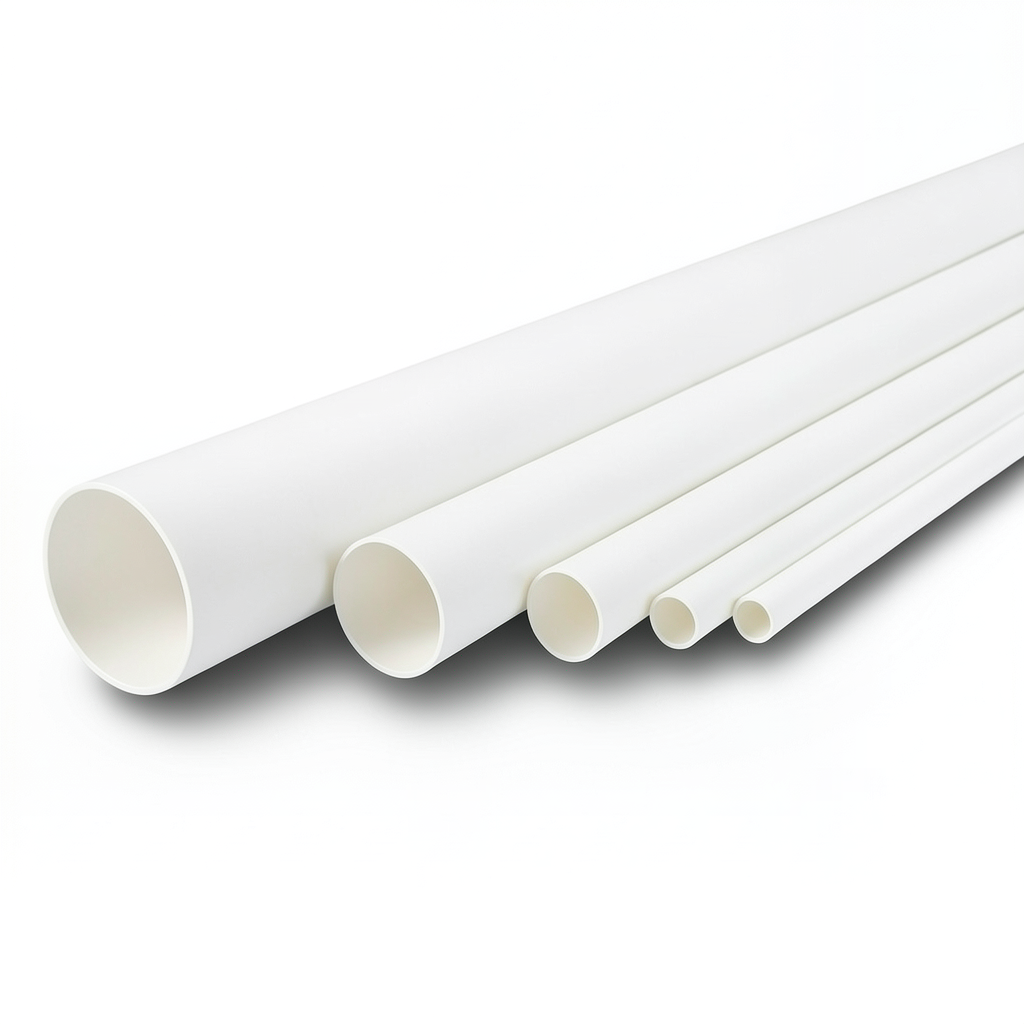 مواسير UPVC مقاس 1¼ إنش سمك 1.52 مم طول 6 متر لون أبيض