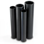HDPE Pipes PE 100 Pressure 12.5 Bar Outside Diameter 200 mm Thickness 14.7 mm Black