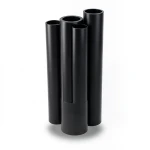 HDPE Pipes PE 80 Pressure 10 Bar 225 mm OD Thickness 16.6 mm Black