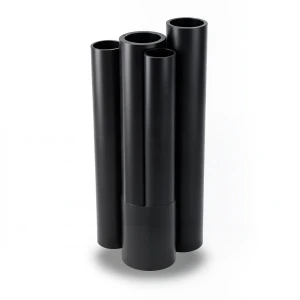 HDPE Pipes PE 80 Pressure 10 Bar 225 mm OD Thickness 16.6 mm Black