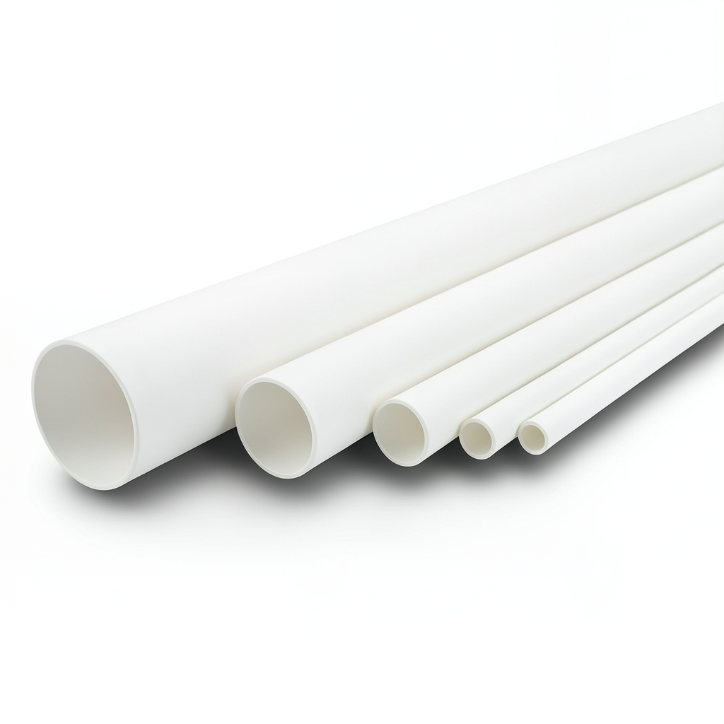مواسير UPVC ضغط اسمي 8.6 بار مقاس 3 إنش سمك 2.74 مم لون أبيض