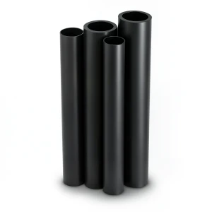 Al-Rajhi HDPE Pipes PE 80 Pressure 10 Bar OD 250 mm Thickness 18.4 mm Black