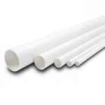 مواسير UPVC ضغط 8.6 بار مقاس 6 إنش سمك 5.18 مم لون أبيض