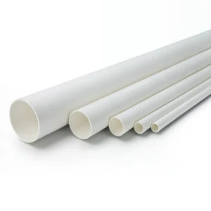 مواسير UPVC ضغط 8.6 بار مقاس 8 إنش سمك 6.73 مم لون أبيض