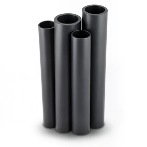 مواسير HDPE PE 100 ضغط 12.5 بار قطر خارجي 250 مم سمك 18.4 مم لون أسود