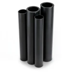 HDPE Pipes PE 80 Pressure 10 Bar Outer Diameter 560 mm Thickness 41.2 mm Black