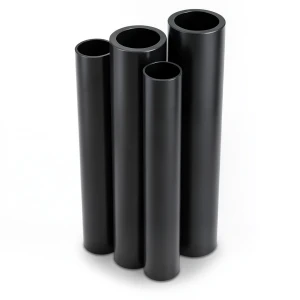 HDPE Pipes PE 80 Pressure 10 Bar Outer Diameter 560 mm Thickness 41.2 mm Black