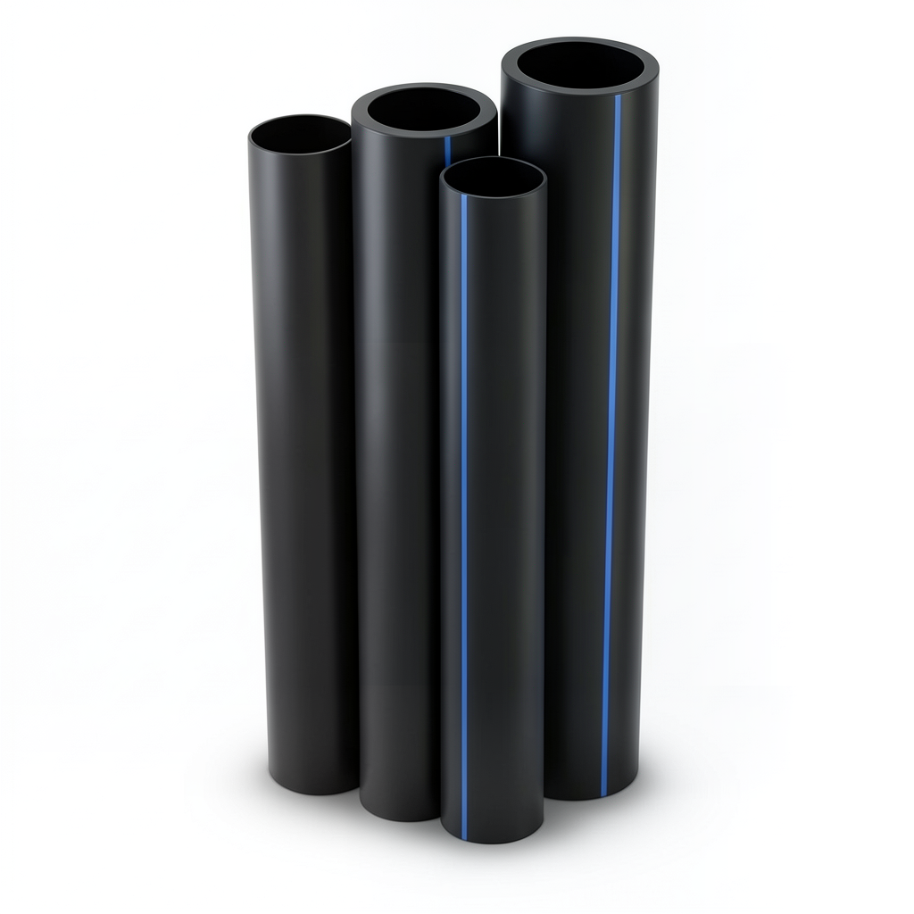 أنابيب HDPE PE 100 ضغط 10 بار قطر خارجي 280 مم سمك 16.6 مم لون اسود | نيبروبلاست