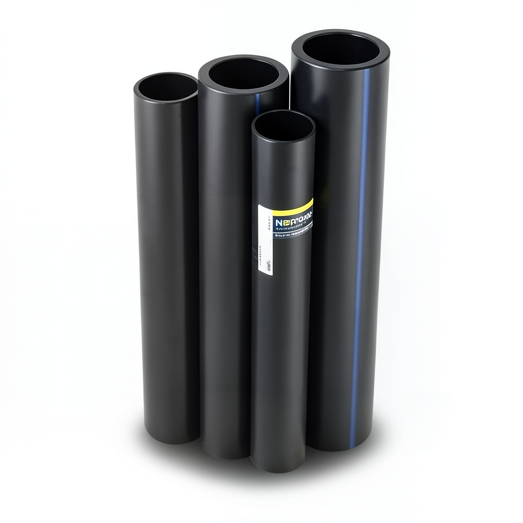 أنابيب HDPE نيبروبلاست PE 100 ضغط 10 بار قطر خارجي 315 مم سمك 18.7 مم لون أسود | نيبروبلاست