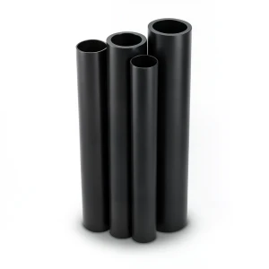أنابيب HDPE PE 80 ضغط 10 بار قطر خارجي 710 مم سمك 52.2 مم لون أسود