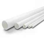 مواسير UPVC ضغط 11 بار مقاس 3 إنش سمك 3.43 مم لون أبيض