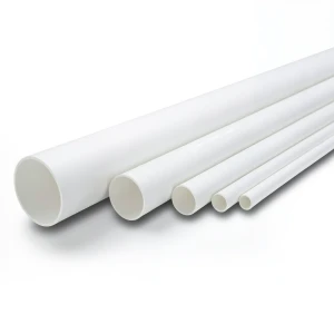 مواسير UPVC ضغط 11 بار مقاس 3 إنش سمك 3.43 مم لون أبيض
