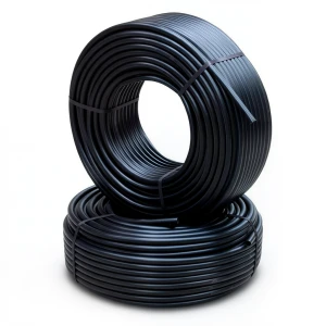 أنابيب HDPE PE 80 ضغط 10 بار قطر خارجي 110 مم سمك 8.1 مم لون أسود