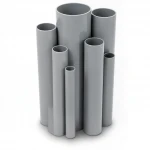 UPVC Pipes Modern Technology  Outside Diameter   125 mm Thickness 3 mm Gray Colour