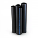 مواسير HDPE نيبروبلاست PE 80 ضغط 6 بار قطر خارجي 400 مم سمك 18.2 مم لون اسود