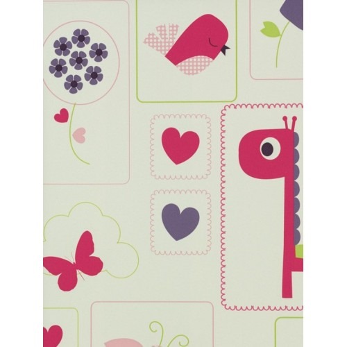 Youth and Children Wallpaper Multicolor 10m x 0.53m, Model 70015