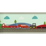 British Youth and Children Wallpaper 10m x 0.53m Multicolor