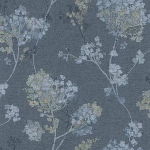 Floral Wall Decoration 10m x 0.53m Gray Color, Model 449280