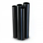 مواسير HDPE نيبروبلاست PE 80 ضغط 6 بار قطر خارجي 355 مم سمك 16.2 مم لون اسود