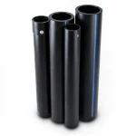مواسير HDPE نيبروبلاست PE 80 ضغط 6 بار قطر خارجي 400 مم سمك 18.2 مم لون اسود
