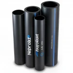 Neproplast  HDPE Pipes PE 80 Pressure 6 Bar Outside Diameter 560 mm Thickness 25.5 mm Color Black