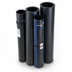 مواسير HDPE نيبروبلاست PE 80 ضغط 6 بار قطر خارجي 630 مم سمك 28.7 مم لون اسود