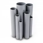 UPVC Pipes Modern Technology Nominal Pressure 6 Bar Outside Diameter 114.1 mm Thickness 3.4 mm Gray Colour