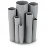 UPVC Pipes Modern Technology Nominal Pressure 9 Bar Outside Diameter 114.1 mm Thickness 4.5 mm Gray Colour