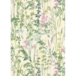 Leaf Patterned Wallpaper 10m x 0.53m Multicolor