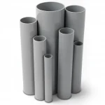 UPVC Pipes Modern Technology Nominal Pressure 12 Bar Outside Diameter 114.5 mm Thickness 6.9 mm Gray Colour