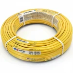 أنابيب HDPE نيبروبلاست PE 80 ضغط 6 بار قطر خارجي 75 مم سمك 3.5 مم لون أصفر 