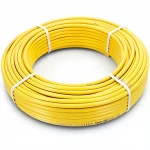أنابيب HDPE نيبروبلاست PE 80 ضغط 6 بار قطر خارجي 110 مم سمك 5.0 مم لون أصفر 