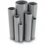 UPVC Pipes Modern Technology Nominal Pressure 6 Bar Outside Diameter 140.4 mm Thickness 4.4 mm Gray Colour