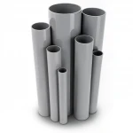 UPVC Pipes Modern Technology  Nominal Pressure 15 Bar Outside Diameter 140 mm Thickness 9 mm Gray Colour