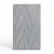 Wavy wall decoration, gray color, length 10 m, width 0.53 m, model 10033-10  